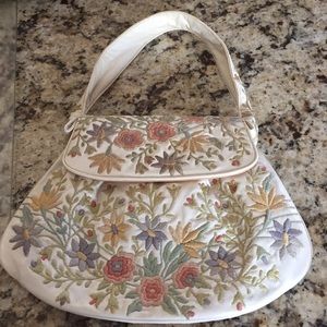 1960’s vinyl and embroidery purse